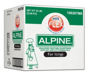 Alpine Soy Flex Icing Shortening, 50 Pound