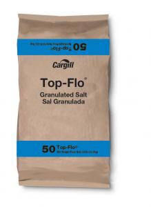 Cargill Top-Flo Plain Salt, 50 Pound -- 1 each.