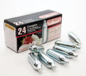 Chef Master Whipped Cream Chargers, 24-Pack