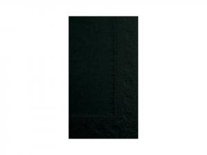 Dinner Napkins, 2-Ply, 15 X 17, Black, 1000/carton