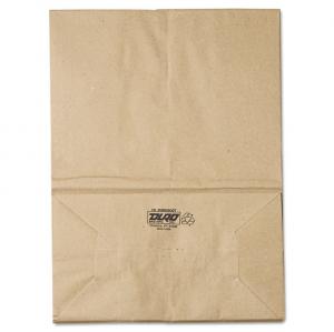 AJM Packaging Natural Kraft Grocery Sack - 500 per case.