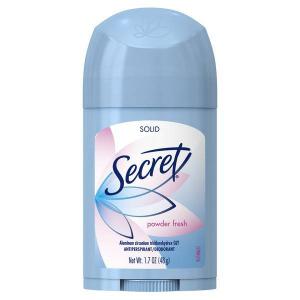 Secret Women'S Ph Balanced 24 Hour Powder Fresh Anti-Perspirant Deodorant Solid, 2 x 6 x 1.7 oz Case