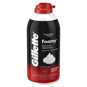 Foamy Shaving Cream Foamy Regular, 11 Ounce (2-6 Pack)