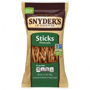 Snyder's of Hanover Pretzel Sticks, 3.5 Ounce, 8 Count