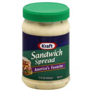 Kraft Spoonable Sandwich Spread, 15 Ounce -- 12 per case.