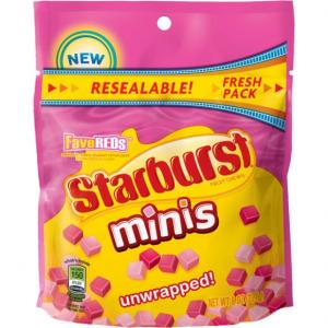 Starburst FaveREDS Minis Fruit Chews Candy Lot (8 Ounce Pack Of 8)
