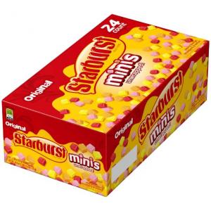 Starburst Fruit Chews Mini's Sours - 1.85 oz. Bags (Pack of 24)