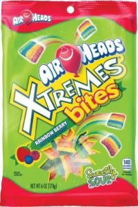 Airheads Xtremes Bites Rainbow Berry Peg Bag, 6 Ounce (12 Pack)