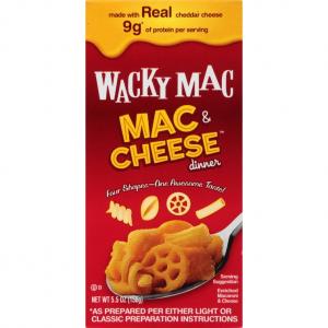 Wacky Mac Macaroni & Cheese, 5.5 Oz,Pack of 24