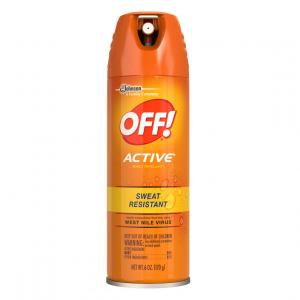 OFF! Active Insect Repellent, Sweat Resistant 6 oz ( Pack of 12)