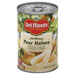 Del Monte Pear Halves in Heavy Syrup 15.25 oz (Pack of 12)