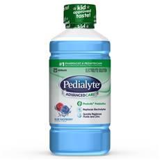 Pedialyte Electrolyte Solution Advanced Care, Blue Raspberry, 1