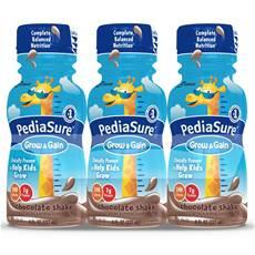 PediaSure Grow & Gain Kids? Nutritional Shake, with Protein, DHA, and Vitamins & Minerals, Chocolate, 8 fl oz, 24-Count