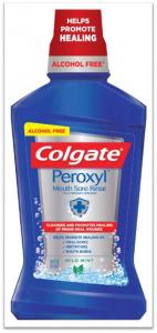 Colgate Peroxyl Rinse Mouthwash Rinse, 1 Each (6 Pack)
