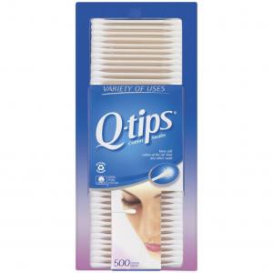 Q-tips Cotton Swabs, 500 Count (Pack of 12)