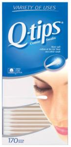 Q-tips Cotton Swabs (Double Tip, 3-Inch, Case of 144)