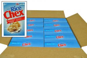 Chex Cereal, Gluten Free, Rice, Oven Tosted (12 Oz, Pack Of 2)