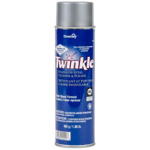 Twinkle Cleaner Water Aerosol Steel Cleaner & Polish (17 Oz, Pack Of 12)