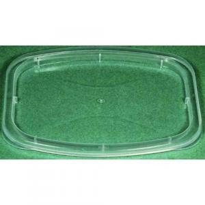 DELICUBE Plastics DR-RL-C Lid for 12 Oz. DR-512 Container - 400 Counts
