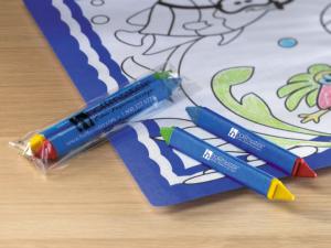 Hoffmaster Crayon Triangular Double Tipped 500each (PACK OF 200)