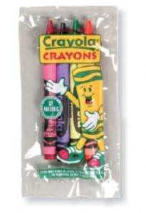 Crayola Crayons 4 Ct Cello Pack Fun Fruits (PACK OF 4)