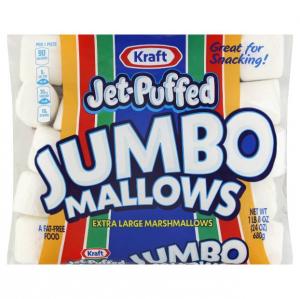 Jet Puffed Jumbo Marshmallow Snack, 24 Ounce -- 8/case. by Kraft