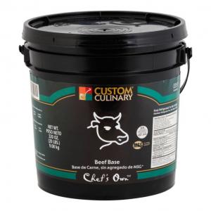 Custom Culinary Masters Touch Selected Beef Base, No Msg Added (20 lb. Pail, 1 Pack)