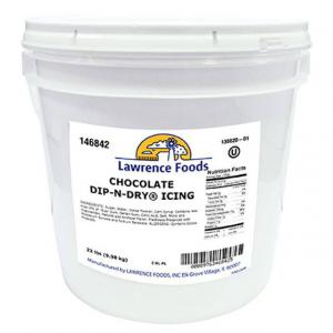 Ultra Dip-N-Dry Chocolate Icing 2 Gallon