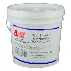 Brill Transmart Cinnamon Top N Bake Topping, 15 Pound -- 1 each.