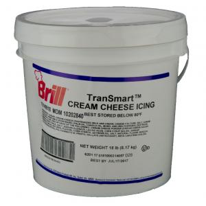 HC Brill Transmart Ready To Use Cream Cheese Icing, 18 Pound --