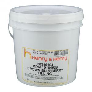 Henry and Henry Crown Blueberry Filling, 20 Pound -- 1 each.