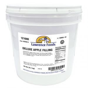 Whole Deluxe Apple Filling, 1 x 19 lb Case