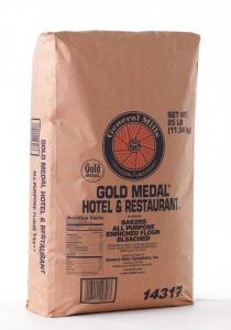 Gold Medal Hotel and Restaurant Flour, 25 Pound - 2 per case.