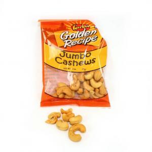 Golden Recipe Jumbo Cashews, 2 Ounce -- 8 per case.