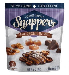 SNAPPERS CRAFTED SNACKS, DARK CHOCOLATE & SEA SALT (6 Oz, Pack Of 6)