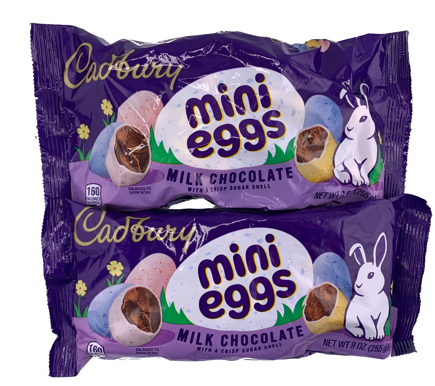 Cadbury Mini Eggs Milk Chocolate Easter Candy Pack of 2 x 9oz Bags of Chocolate Easter Eggs. Cadbury Eggs Easter Egg Candy by Inspired Candy.