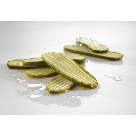 Bay Valley Foods Kosher Crinkle Cut Lengthwise Pickle Slice Bulk, 1 x 5 GA Case - DOT product image 2
