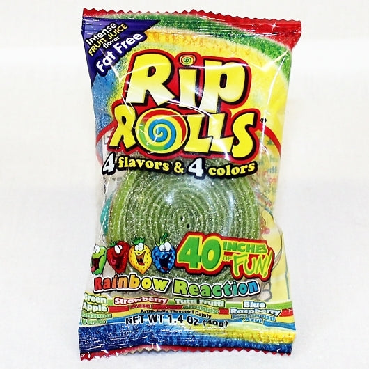 Rip Rolls Rainbow Reaction Display Carton, 12 x 24 x 1.4 oz Case - DOT product image 2