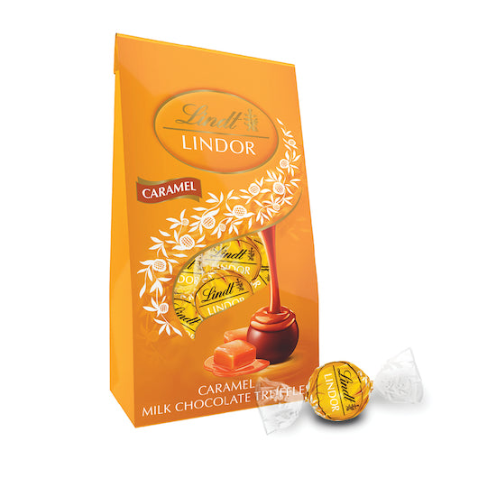 Lindt Lindor Caramel Bag, 6 x 5.1 oz Case - Candy & Confections