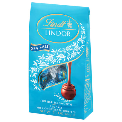 Lindt Lindor Sea Salt Bag, 6 x 5.1 oz Case - DOT product image 7