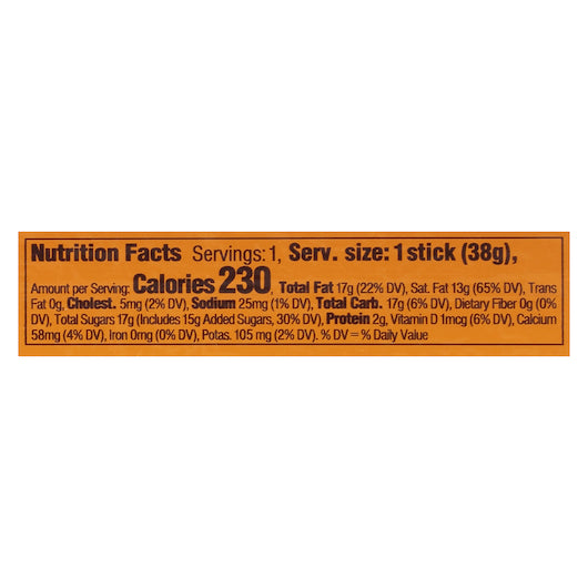 Lindt Lindor Caramel Stick Horizontal Tray, 8 x 24 x 1.3 oz Case - DOT product image 5