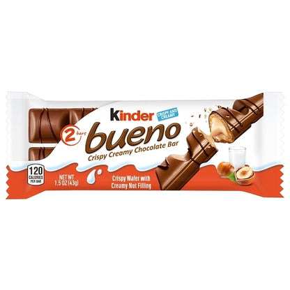 Kinder Bueno Crispy Wafer With Creamy Nut Filling, 12 x 20 x 1.4 oz Case - Bakery & Desserts - image 2