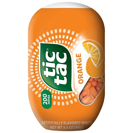 Tic Tac Orange Fridge Pack, 6 x 8 x 3.4 oz Case - Candy & Confections