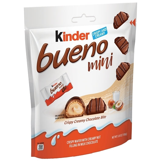 Kinder Bueno Bites Mini Crispy Creamy Chocolate Bite, 6 x 3.8 oz Case - Candy & Confections - image 2