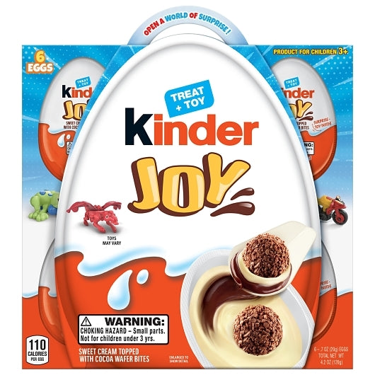 KINDER JOY MULTI-PACK , 10 x 4.2 oz Case - Candy & Confections