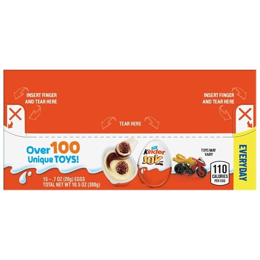 Ferrero Shelf Kinder Joy, 4 x 15 x 0.7 oz Case - Candy & Confections
