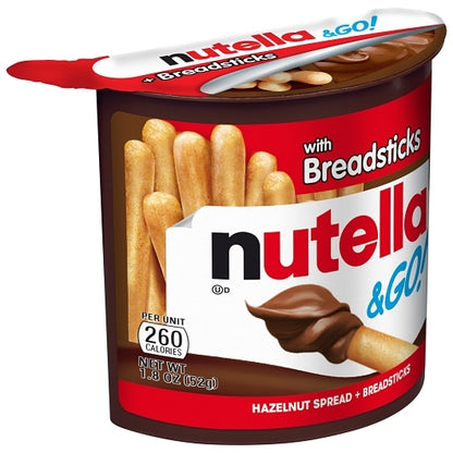 Nutella & Go! Hazelnut Spread With Breadsticks, 24 x 1.8 oz Case - DOT product image 5