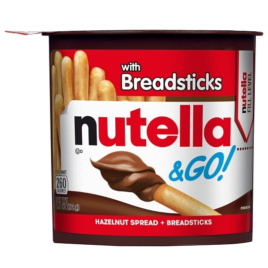 Nutella & Go! Hazelnut Spread With Breadsticks, 24 x 1.8 oz Case - DOT product image 3