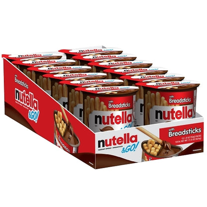 Nutella Hazelnut Spread With Breadsticks, 4 x 12 x 1.8 oz Case - DOT product image 5