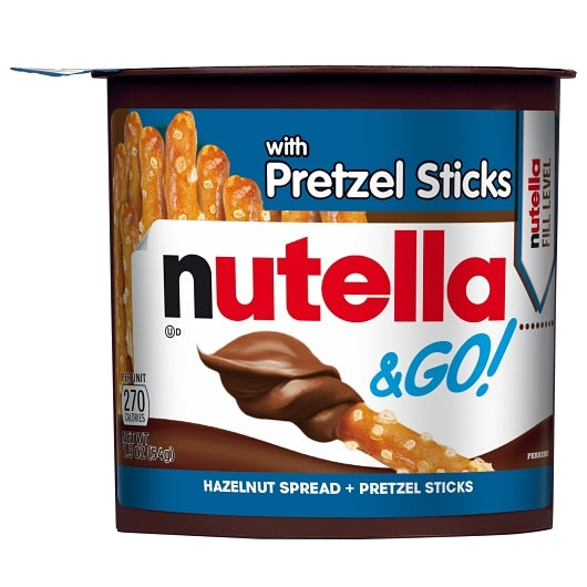 Nutella & Go Hazelnut Spread With Pretzels, 24 x 1.9 oz Case - DOT product image 2
